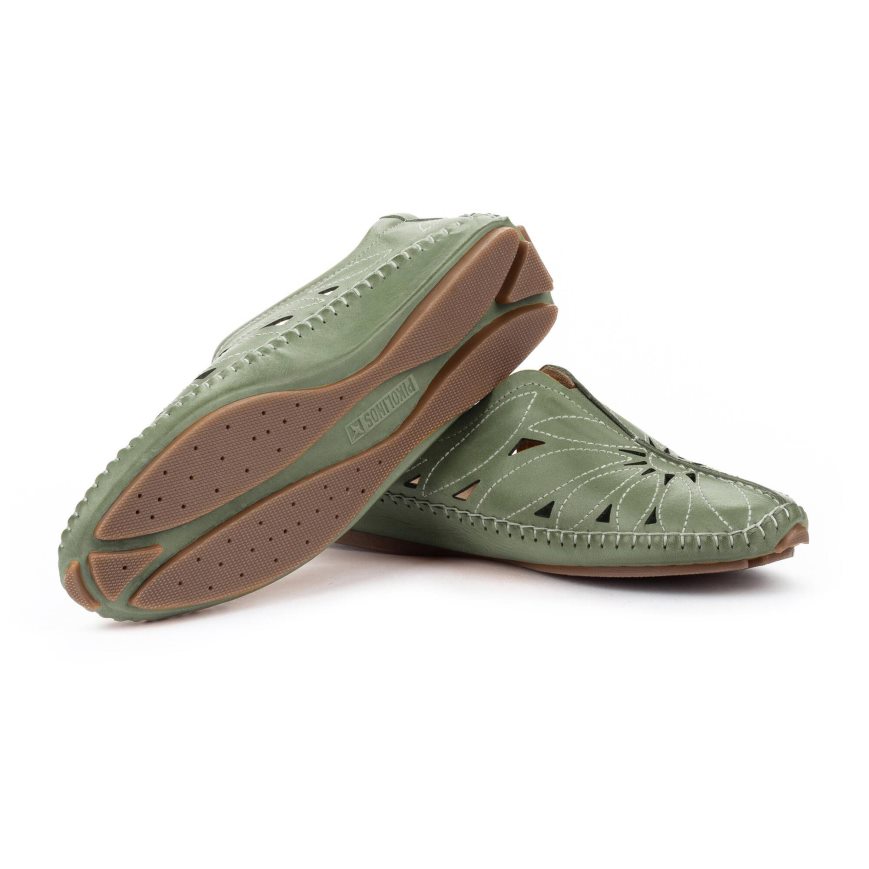 Women's Pikolinos JEREZ Moccasins Green | NZ T17850A